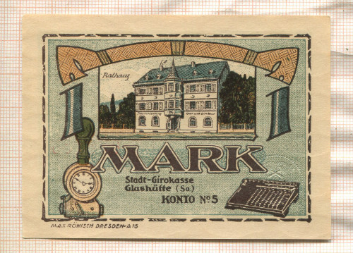 1 марка. Германия 1921г