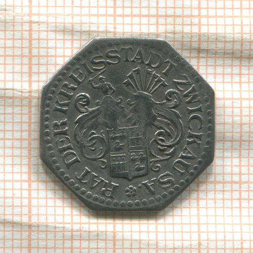 Нотгельд. 10 пфеннигов. Германия. Цвиккау