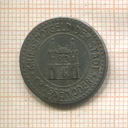 Нотгельд. 10 пфеннигов. Германия. Кроссен-на-Одере (Кросно-Оджаньске)