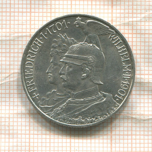 2 марки. Пруссия 1901г