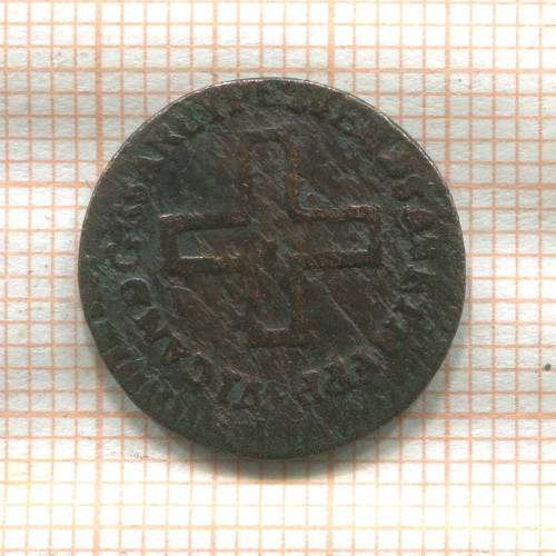 2 денара. Сардиния 1780г