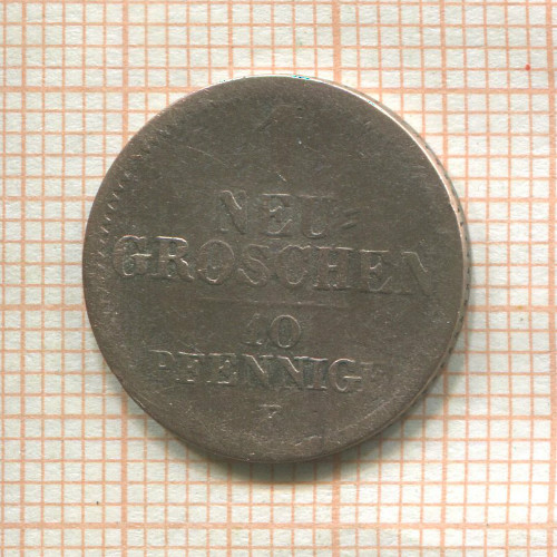 1 грош. Саксония 1853г