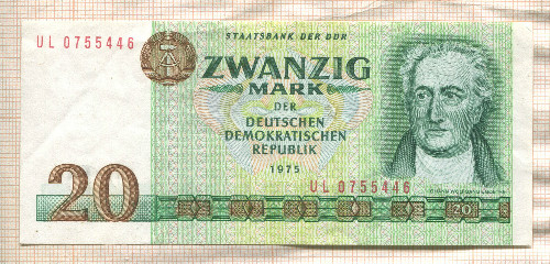 20 марок. ГДР 1975г