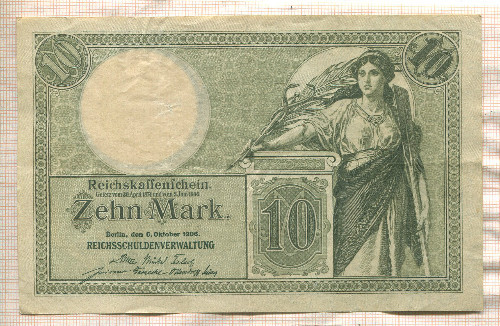 10 марок. Германия 1906г