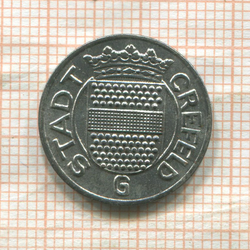 Нотгельд. 5 пфеннигов. Германия. Крефельд