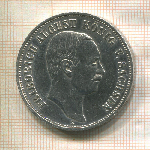 5 марок. Саксония 1914г