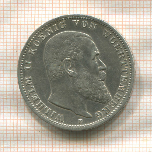 3 марки. Вюртемберг 1910г