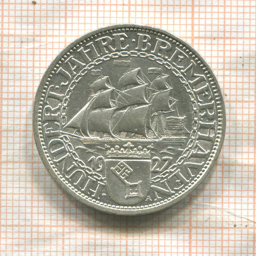 3 марки. Германия 1927г