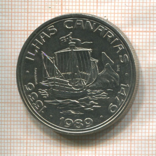 100 эскудо. Португалия 1989г