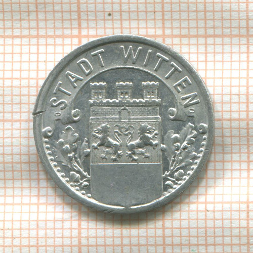 Нотгельд. 10 пфеннигов. Германия. Виттен