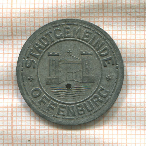 Нотгельд. 50 пфеннигов. Германия. Оффенбург