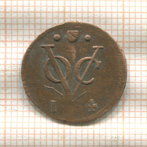 1/2 дуита. Нидерландская Индия 1754 ?г