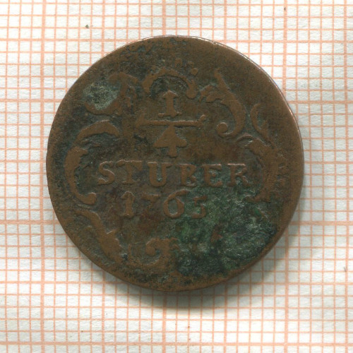 1/4 штубера. Кельн 1765г