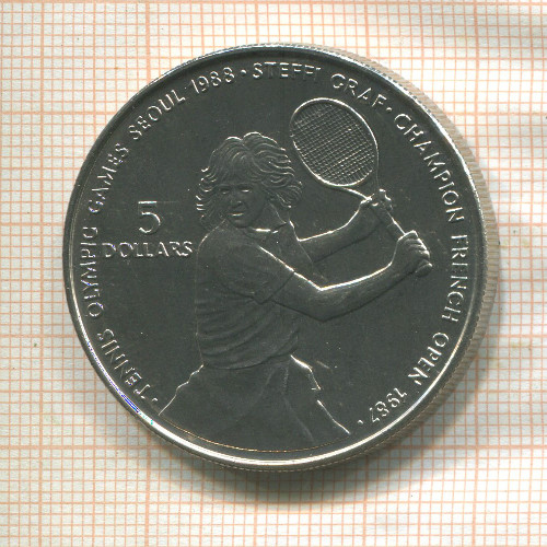 5 долларов. Ниуэ 1987г