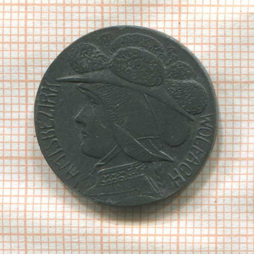 Нотгельд. 50 пфеннигов. Германия. Вольфах