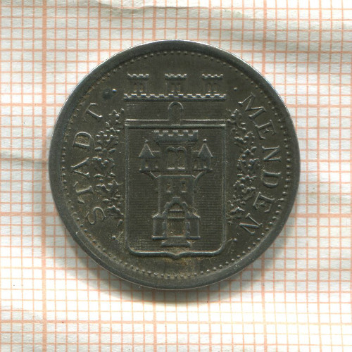 Нотгельд. 50 пфеннигов. Германия. Менден