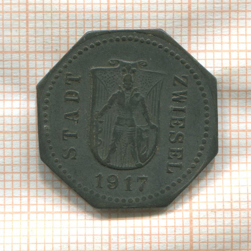 Нотгельд. 20 пфеннигов. Германия. Цвизель