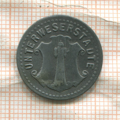 Нотгельд. 10 пфеннигов. Германия. Нижний Везер