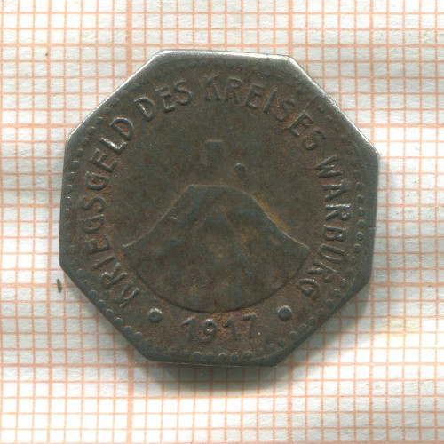 Нотгельд. 5 пфеннигов. Германия. Варбург