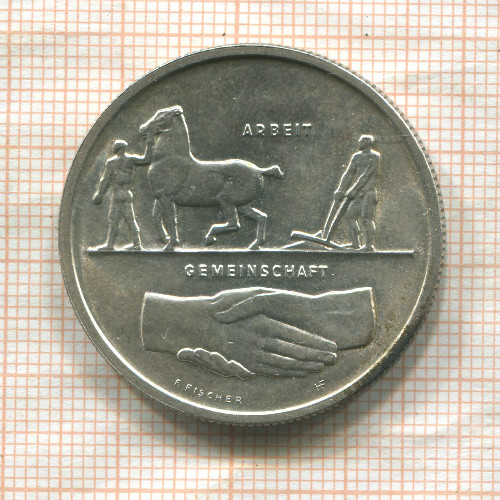 5 франков. Швейцария 1939г