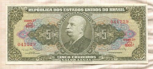 5 крузейро. Бразилия