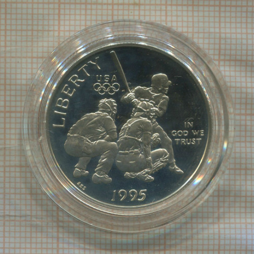 1/2 доллара. США 1995г