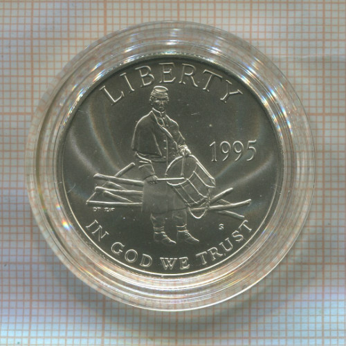 1/2 доллара. США 1995г