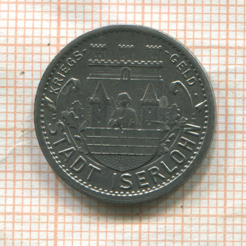Нотгельд. 10 пфеннигов. Германия. Изерлон