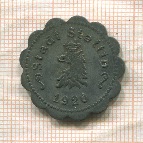 Нотгельд. 50 пфеннигов. Германия. Штеттин (Щецин)