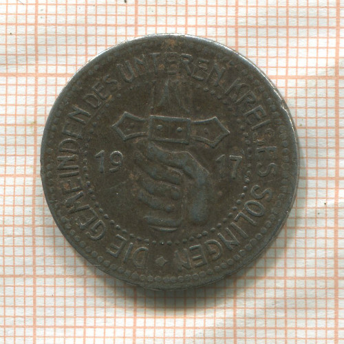 Нотгельд. 50 пфеннигов. Германия. Золинген