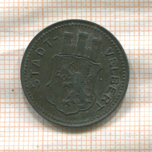 Нотгельд. 25 пфеннигов. Германия. Фельберт