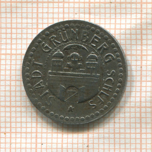 Нотгельд. 10 пфеннигов. Германия. Грюнберг