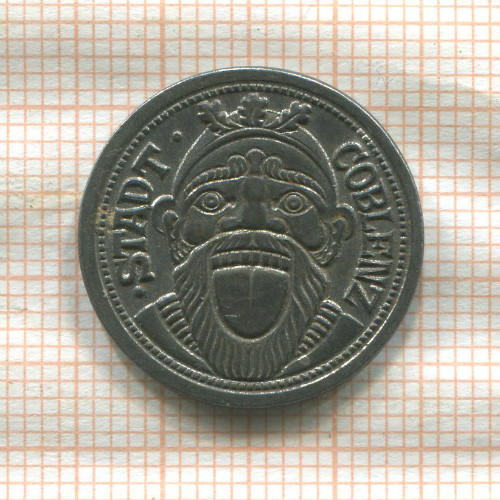 Нотгельд. 10 пфеннигов. Германия. Кобленц