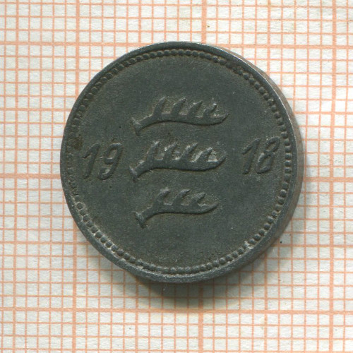 Нотгельд. 5 пфеннигов. Германия. Бакнанг