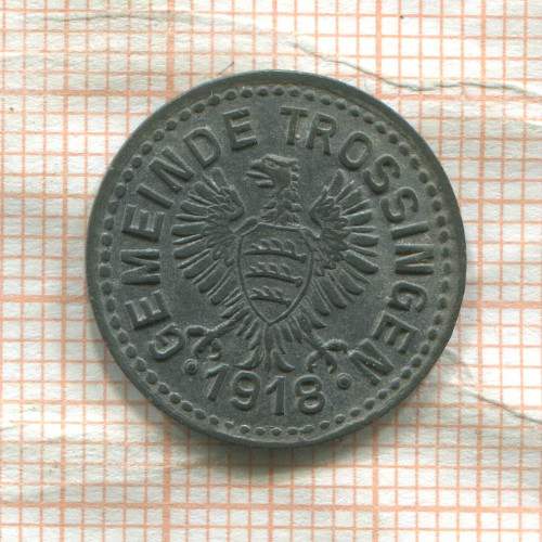 Нотгельд. 5 пфеннигов. Германия. Троссинген