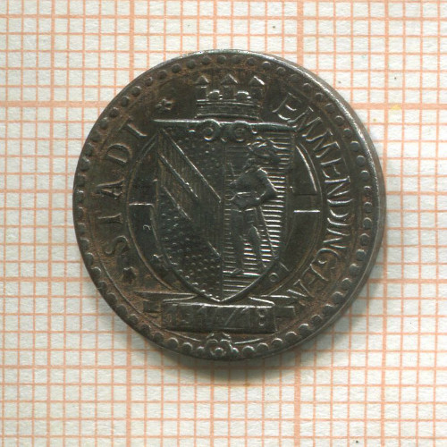 Нотгельд. 5 пфеннигов. Германия. Эммендинген