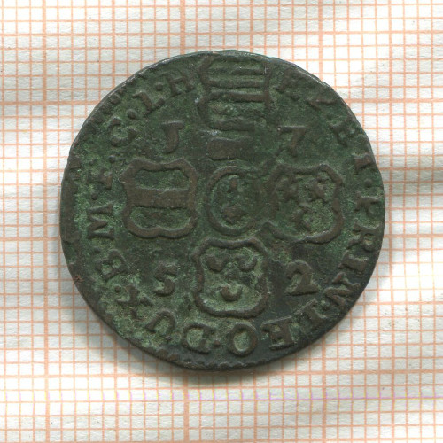 1 лиард. Испанские Нидерланды 1752г