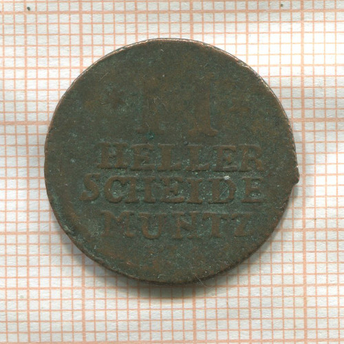 2 геллера. Гессен-Кассель 17??г