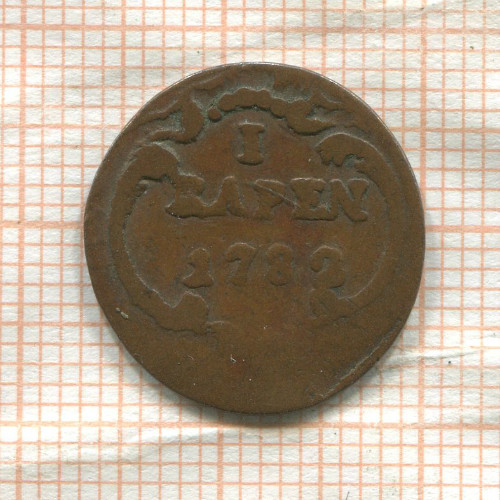 1 раппен. Швейцария. Швиц 1782г