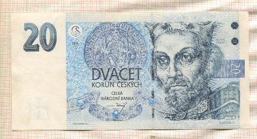 20 крон. Чехия 1994г