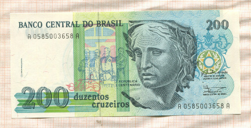 200 крузейро. Бразилия