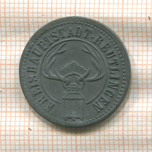 Нотгельд. 50 пфеннигов. Германия. Ройтлинген