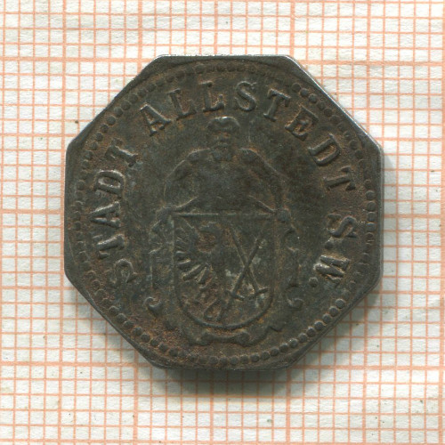Нотгельд. 10 пфеннигов. Германия. Альштедт
