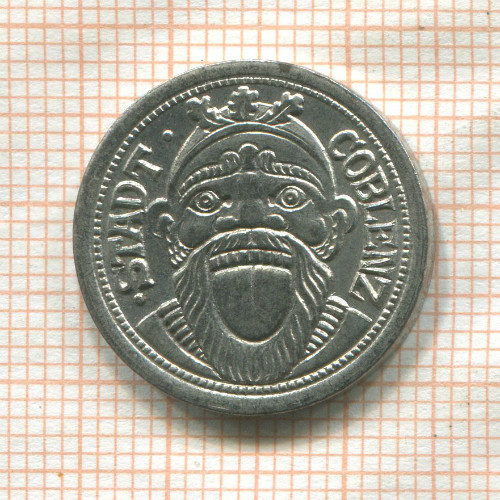 Нотгельд. 10 пфеннигов. Германия. Кобленц