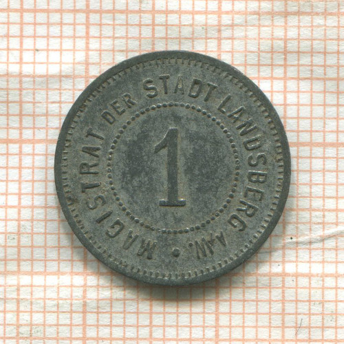 Нотгельд. 1 пфенниг. Германия. Ландсберг
