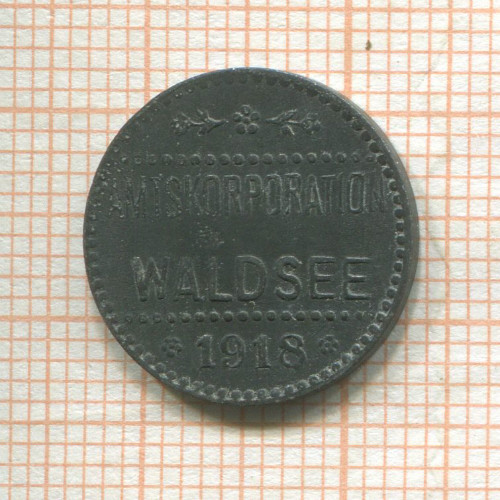 Нотгельд. 5 пфеннигов. Германия. Бад-Вальдзе