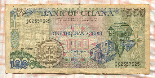 1000 седи. Гана 1994г