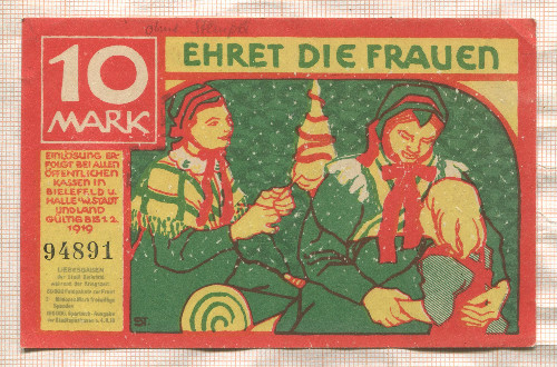 10 марок. Германия 1919г