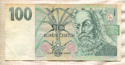 100 крон. Чехия 1997г