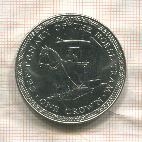 1 крона. Остров Мэн 1976г